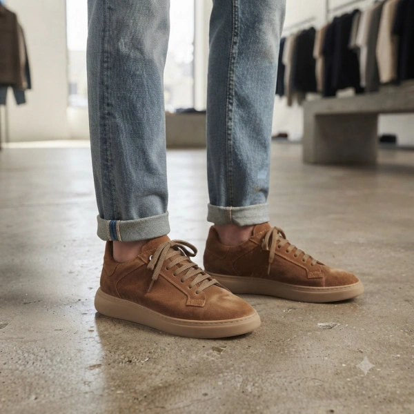 Doka Sneakers 247137 Suet Taba