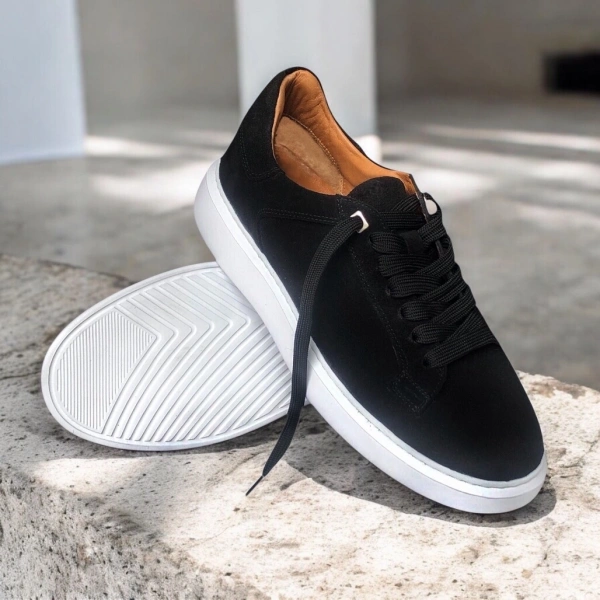 Doka Sneakers 247138 Suet Siyah