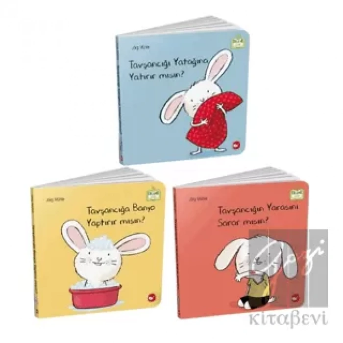 0-3 Yaş Resimli İnteraktif Çocuk Kitapları Set 1 (3 Kitap Takım)