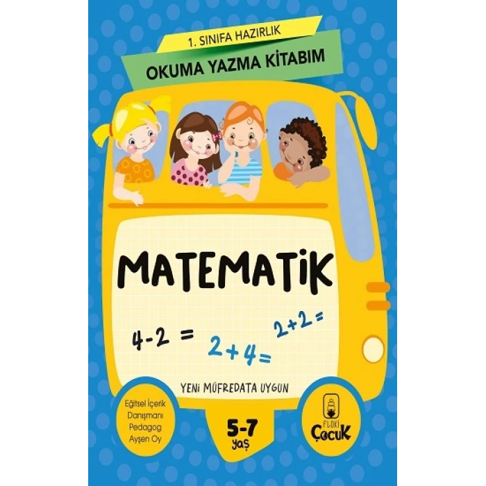 1. Sınıfa Hazırlık Okuma Yazma Kitabım Matematik