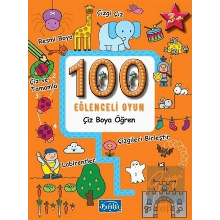 100 Eğlenceli Oyun - Çiz Boya Öğren