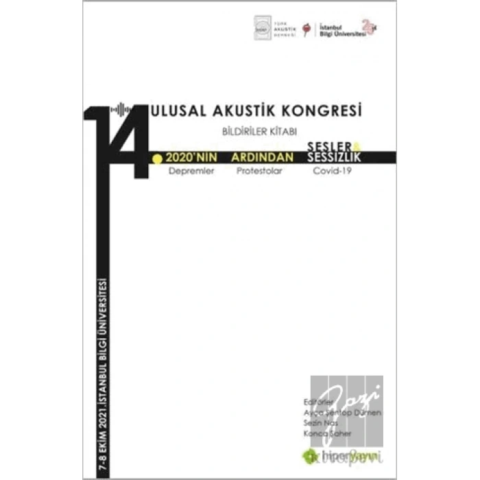 14. Ulusal Akustik Kongresi Bildiriler Kitabı