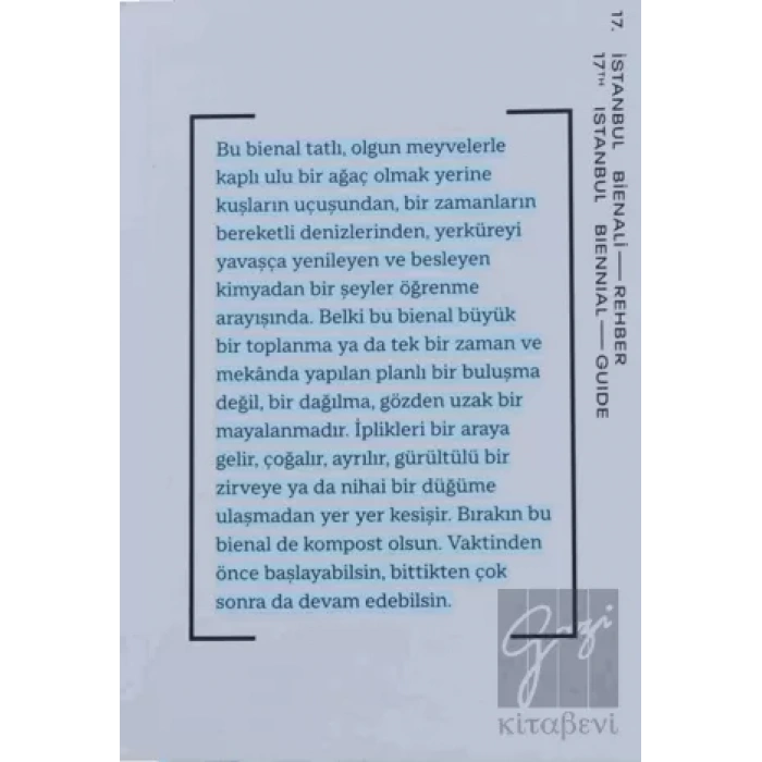 17. İstanbul Bienali - Rehber