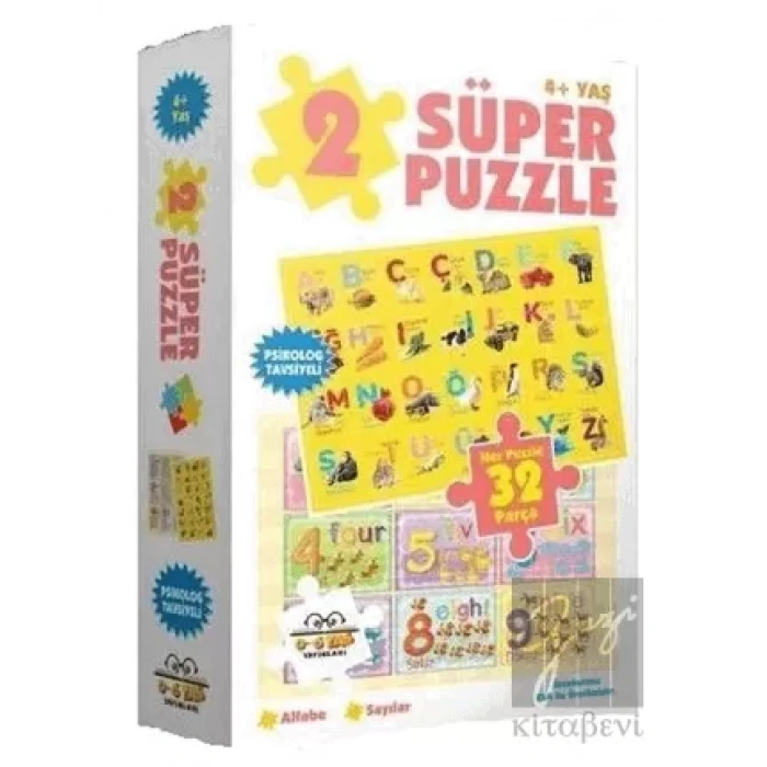 2 Süper Puzzle Alfabe