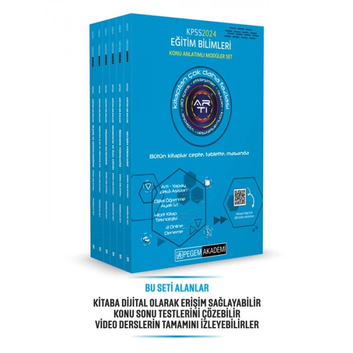 2024 KPSS Eğitim Bilimleri Konu Anlatımlı Modüler Set (6 Kitap)
