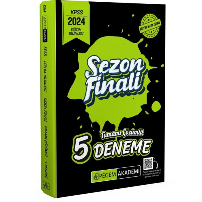 2024 KPSS Eğitim Bilimleri Sezon Finali Tamamı Çözümlü 5 Deneme