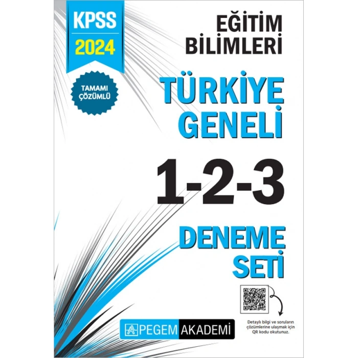 2024 KPSS Eğitim Bilimleri Tamamı Çözümlü Türkiye Geneli 1-2-3 (3lü Deneme Seti)