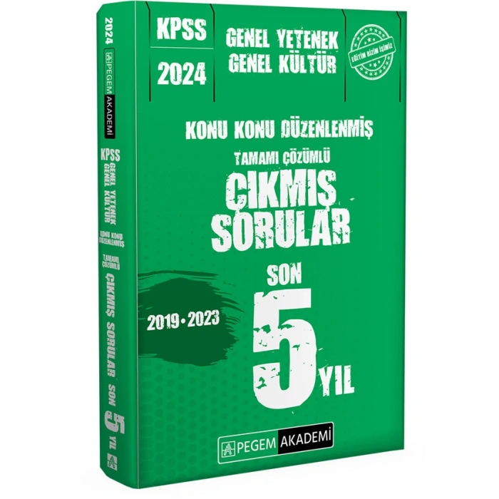 2024 KPSS Genel Yetenek Genel Kültür Konu Konu Düzenlenmiş Tamamı Çözümlü Çıkmış Sorular Son 5 Sınav