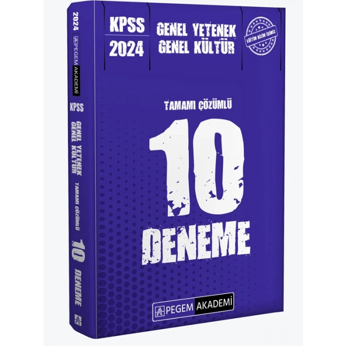 2024 KPSS Genel Yetenek Genel Kültür Lisans Tamamı Çözümlü 10 Deneme