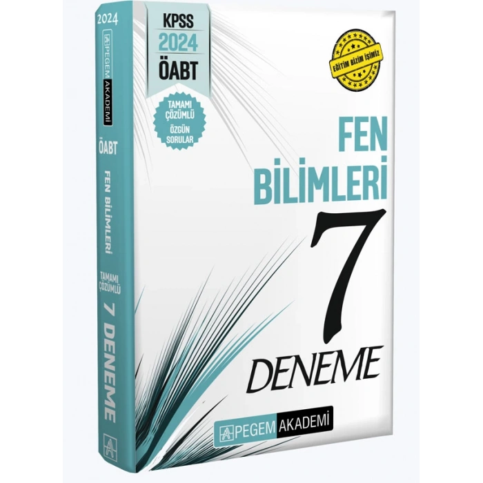 2024 KPSS ÖABT Fen Bilimleri Tamamı Çözümlü 7 Deneme