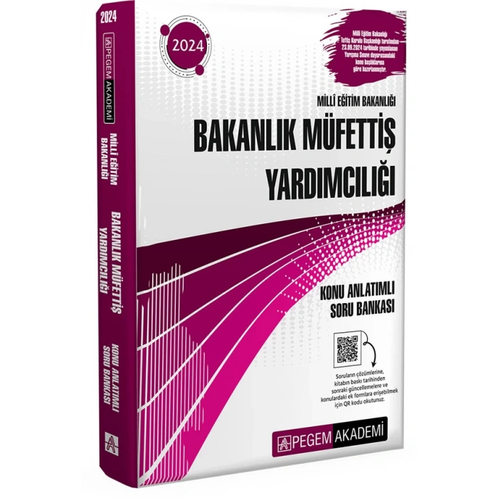2024 MEB Bakanlık Müfettiş Yardımcılığı Konu Anlatımlı Soru Bankası