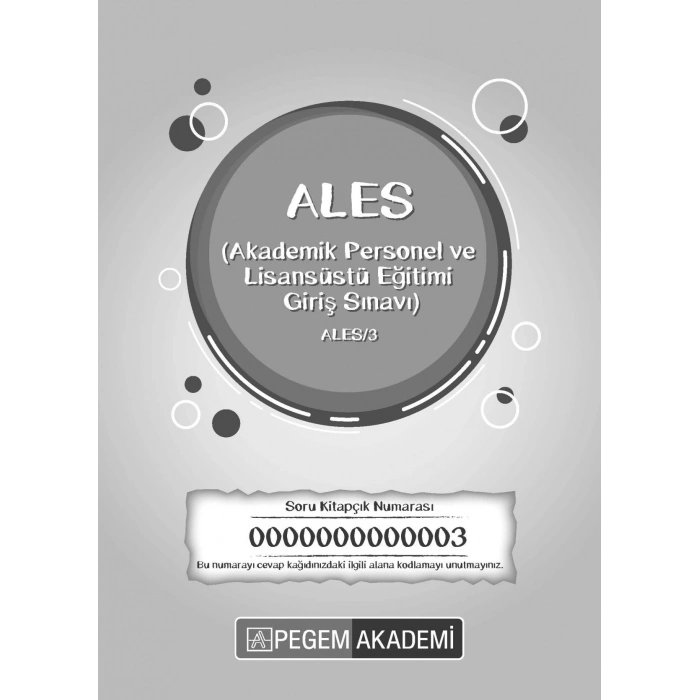 2024 TGAles/3 (3.) Türkiye Geneli Deneme