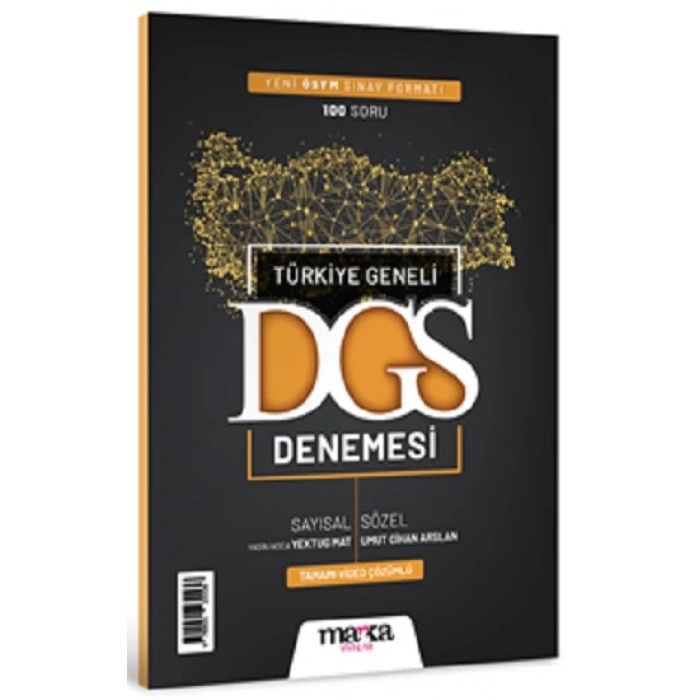 2025 DGS Türkiye Geneli Sayısal Sözel Yeni Sınav Müfredatına Uygun Deneme