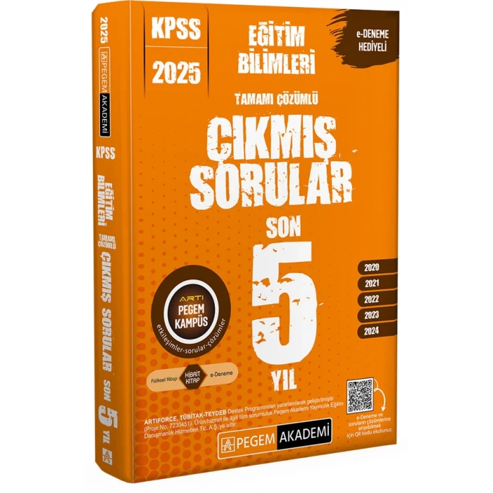 2025 KPSS Eğitim Bilimler Tamamı Çözümlü Çıkmış Sorular Son 5 Sınav