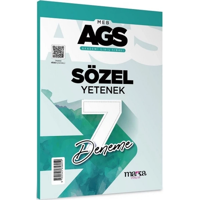 2025 MEB AGS Sözel Yetenek 7 Deneme Tamamı Video Çözümlü
