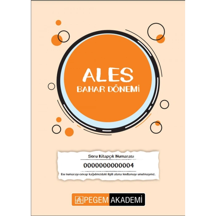 2025 TG Ales Bahar Dönemi Deneme 4