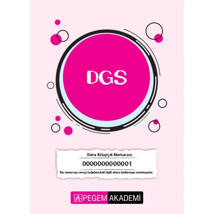 2026 TG-1 DGS Deneme Sınavı