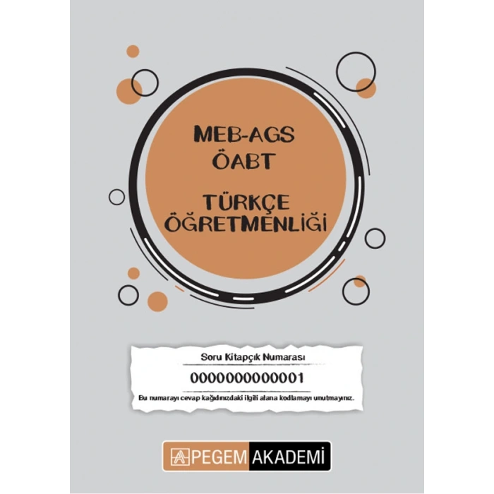 2026 TG-1 ÖABT Türkçe Öğretmenliği Deneme Sınavı