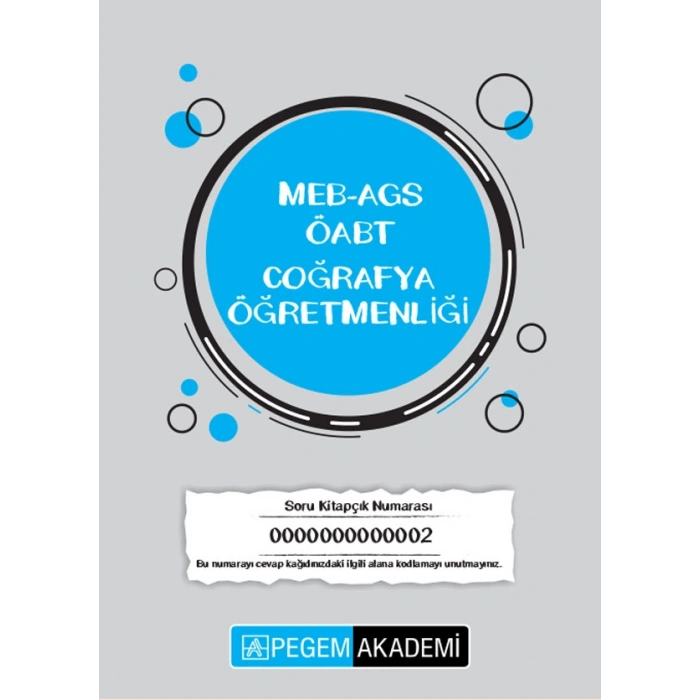 2026 TG-2 ÖABT Coğrafya Öğretmenliği Deneme Sınavı