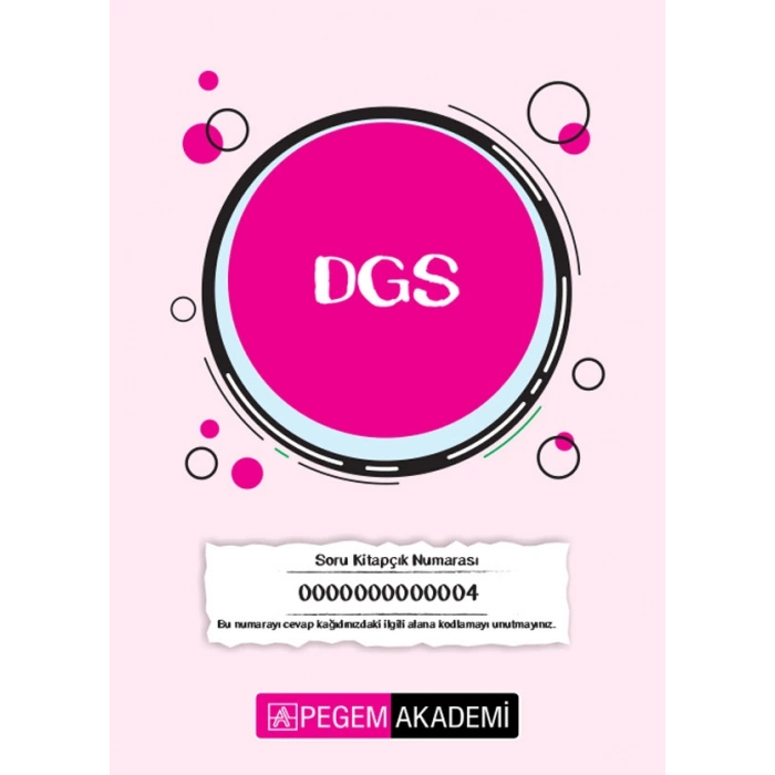 2026 TG-4 DGS Deneme Sınavı