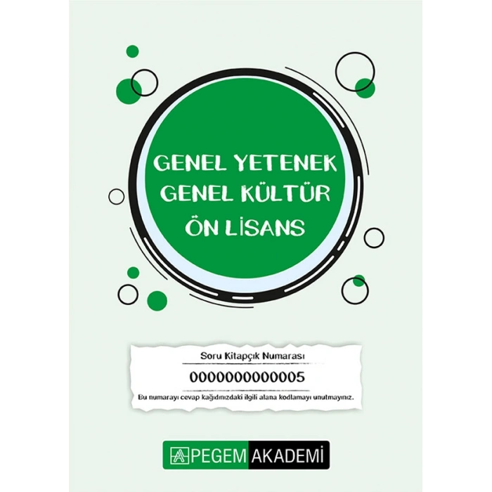 2026 TG-5 KPSS ÖN LİSANS Deneme Sınavı