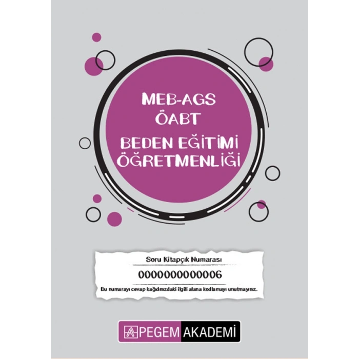 2026 TG-6 ÖABT Beden Eğitimi Öğretmenliği Deneme Sınavı