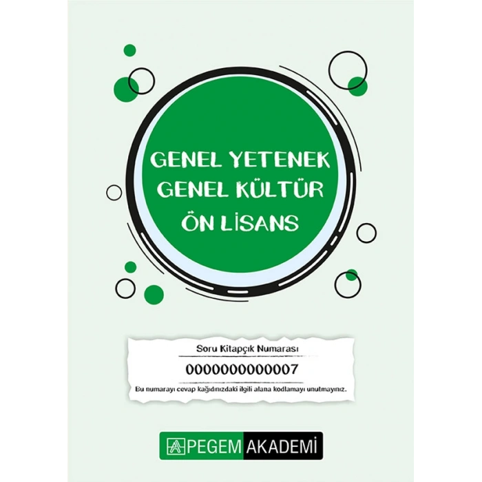 2026 TG-7 KPSS ÖN LİSANS Deneme Sınavı
