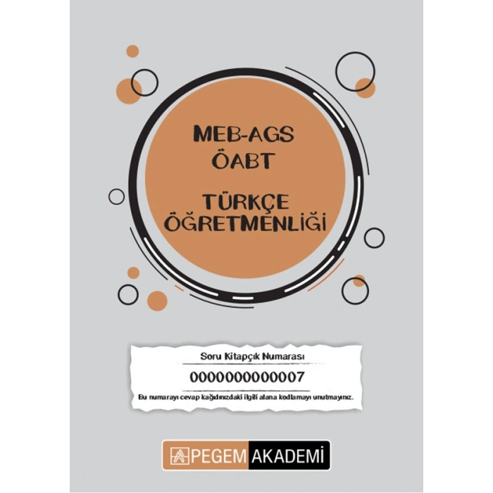 2026 TG-7 ÖABT Türkçe Öğretmenliği Deneme Sınavı