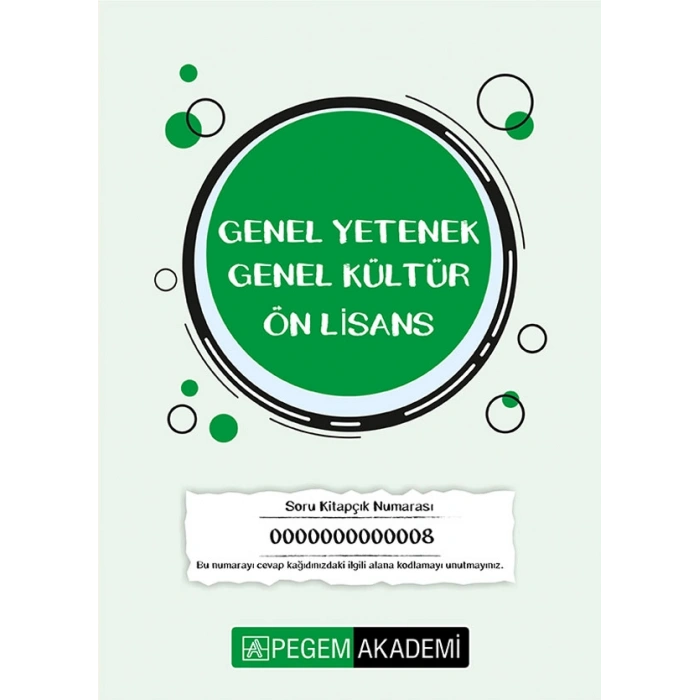 2026 TG-8 KPSS ÖN LİSANS Deneme Sınavı