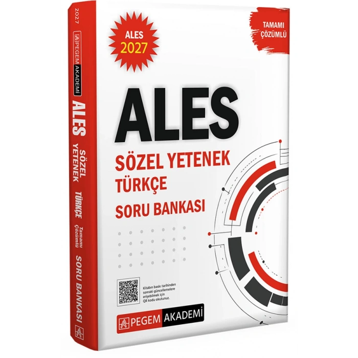 2027 ALES Sözel Yetenek Türkçe Tamamı Çözümlü Soru Bankası