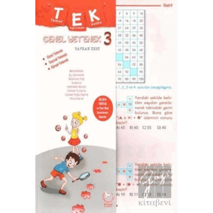 3. Sınıf Genel Yetenek TEK Yaprak Test