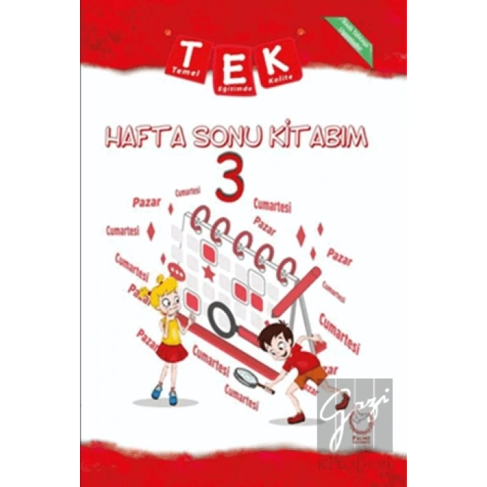 3. Sınıf Tek Hafta Sonu Kitabım