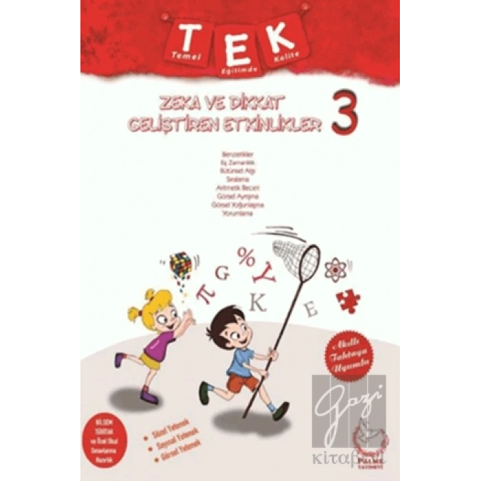 3. Sınıf Zeka ve Dikkat Geliştiren Etkinlikler + Yaprak Test Hediyeli