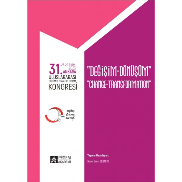 31. Ankara Uluslararası Eğimde Yaratıcı Drama Kongresi