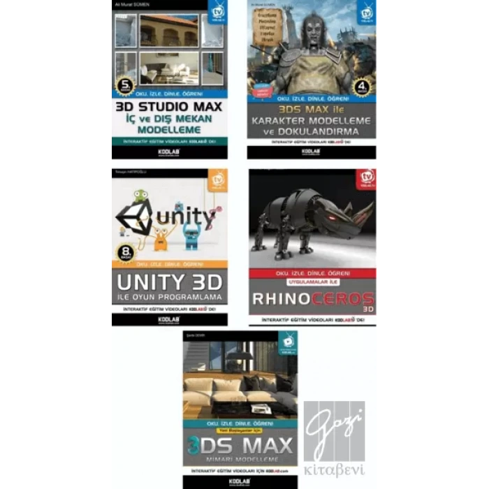 3D Eğitim Seti (5 Kitap Takım)