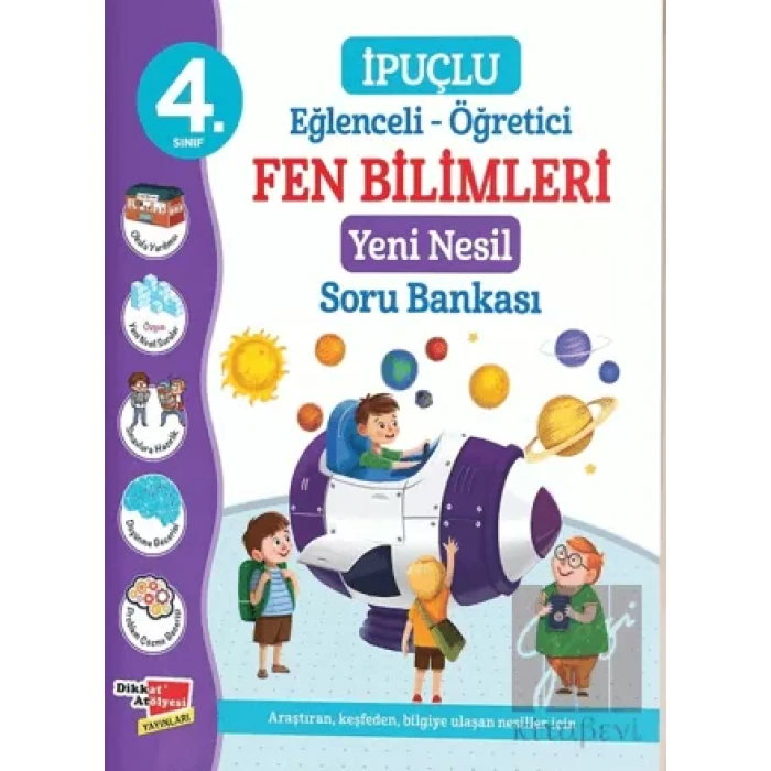 4. Sınıf Eğlenceli - Öğretici İpuçlu Fen Bilimleri Yeni Nesil Soru Bankası