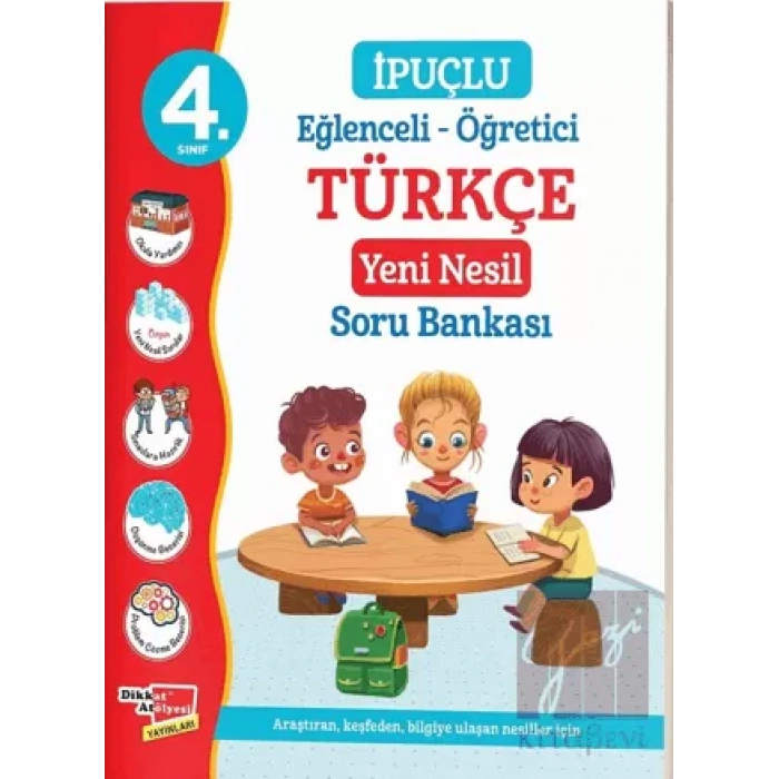 4. Sınıf Eğlenceli - Öğretici İpuçlu Türkçe Yeni Nesil Soru Bankası