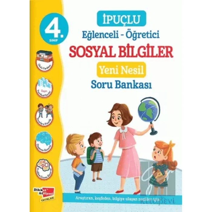 4. Sınıf İpuçlu Eğlenceli - Öğretici Sosyal Bilgiler Yeni Nesil Soru Bankası