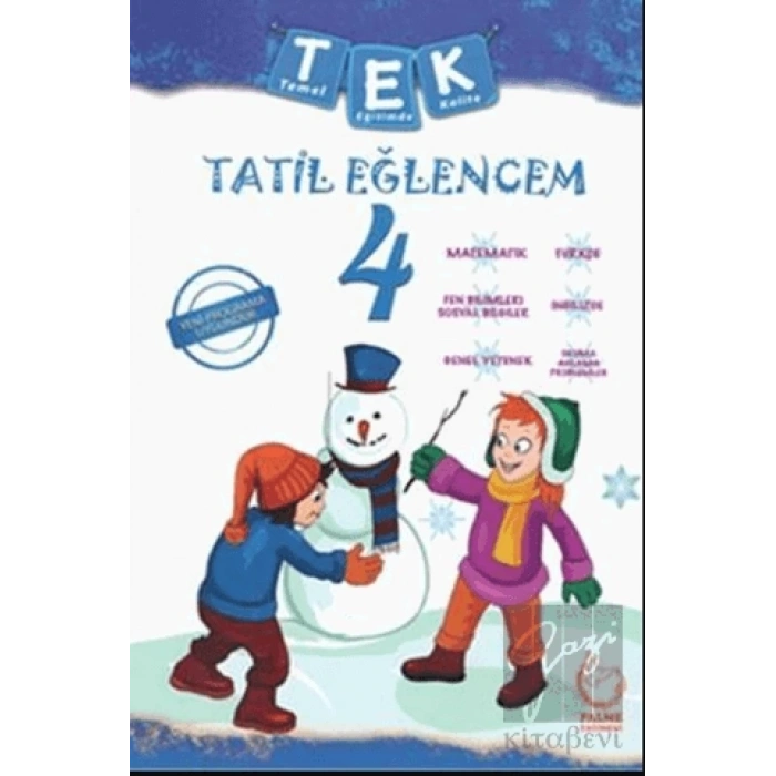 4. Sınıf Tek Tatil Eğlencem Seti (Kış 1. Yarıyıl)
