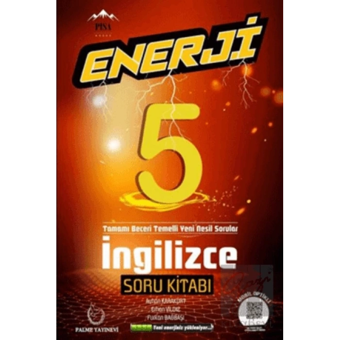 5. Sınıf Enerji İngilizce Soru Kitabı