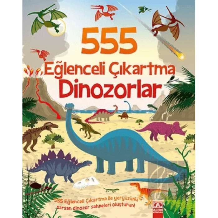 555 Eğlenceli Çıkartma - Dinozorlar