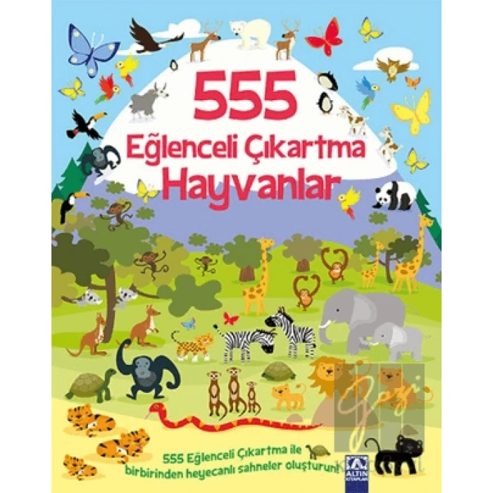 555 Eğlenceli Çıkartma - Hayvanlar