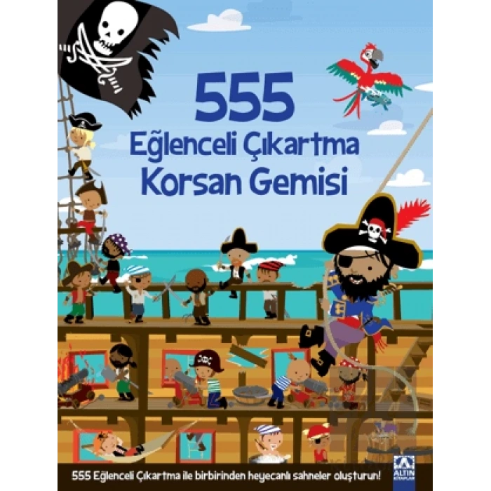 555 Eğlenceli Çıkartma Korsan Gemisi