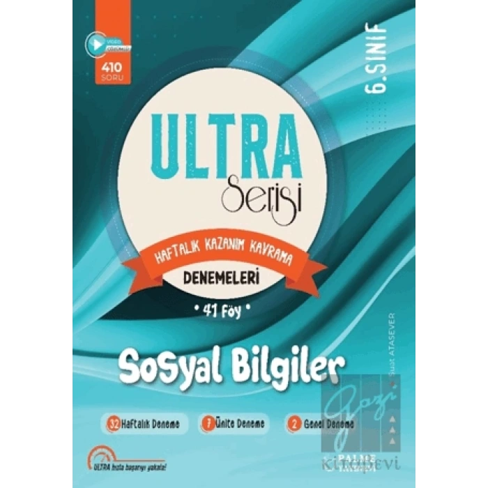 6. Sınıf Ultra Serisi Sosyal Bilgiler Denemeleri 41 Föy