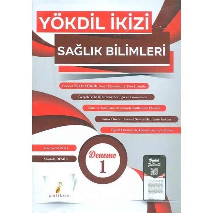 YÖKDİL İkizi Sağlık Bilimleri 2 Özgün Deneme Sınavı Dijital Çözümlü
