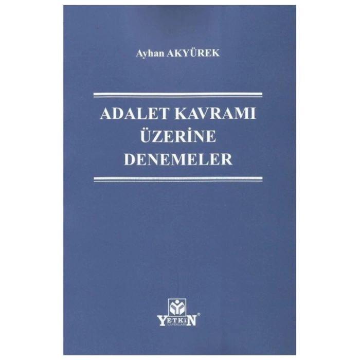 Adalet Kavramı Üzerine