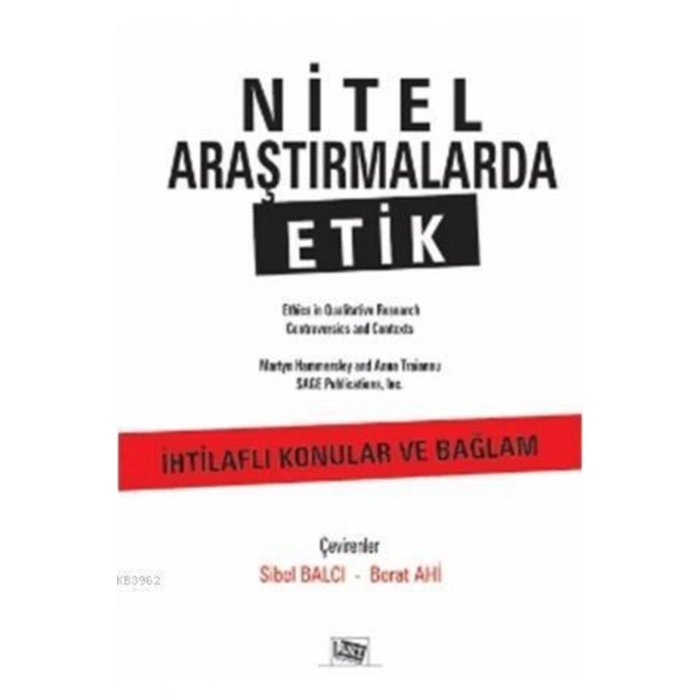 Nitel Araştırmalarda Etik