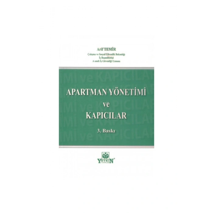 Apartman Yönetimi Ve Kapıcılar