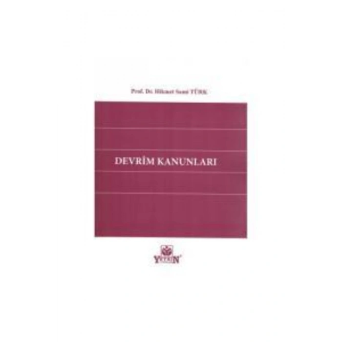 Devrim Kanunları Hikmet Sami Türk