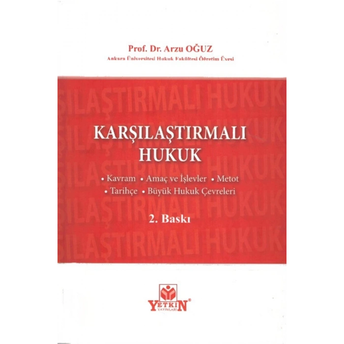 Karşılaştırmalı Hukuk-arzu Oğuz